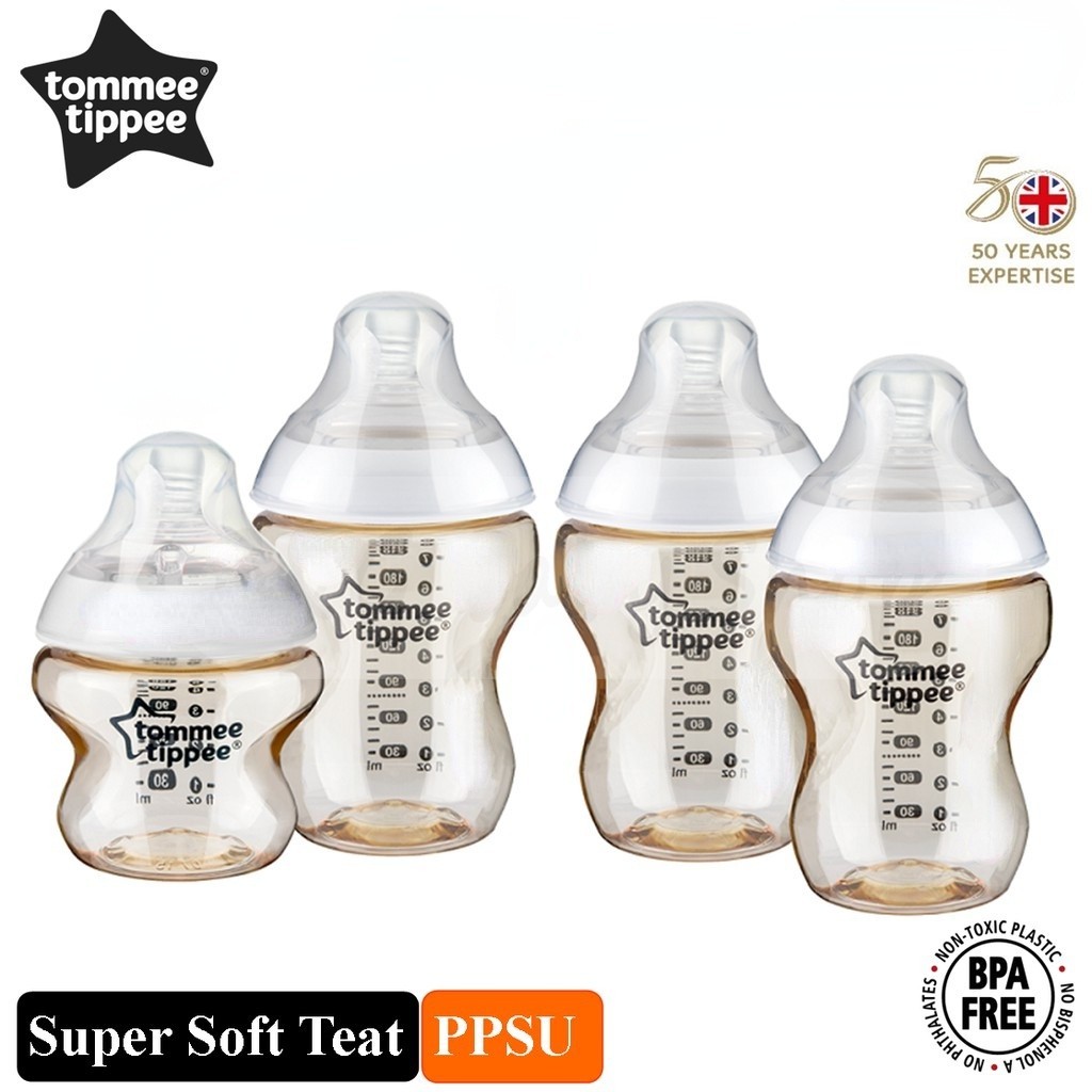 Tommee Tippee  Feeding Bottle Close To Natural Anti Colic PPSU  Feeding Bottle 2 X 9oz / 260ml