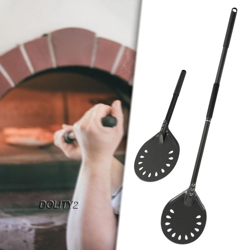 [Dolity2 ] Pizza Peel Oven Kitchen Baking Tools Pizza Spade for Kitchen Pasta Black