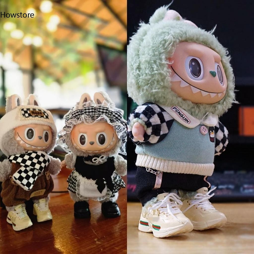 2024 NEW สําหรับตุ๊กตาบาร์บี้ รองเท้า รองเท้า labubu macaron