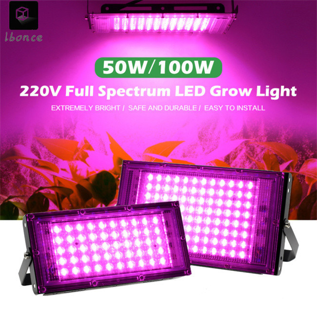 Led Full Spectrum Grow Light 220v 50w 100w พืชปลูกโคมไฟสําหรับพืชในร ่ ม Hydroponics
