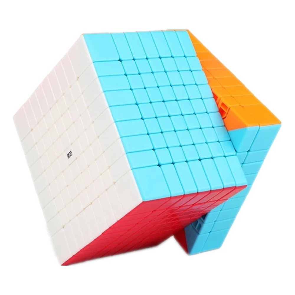 Qiyi 9x9 Speed Cube 9x9x9 Magic Cube สติ ๊ กเกอร ์ 75มม