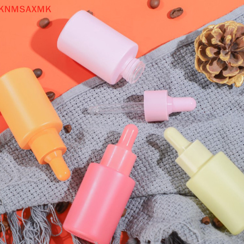 Zhechuibbb.th 30ml Glass s Dropper Bottle Eye Drop ขวดรีฟิลสีเงินใหม ่