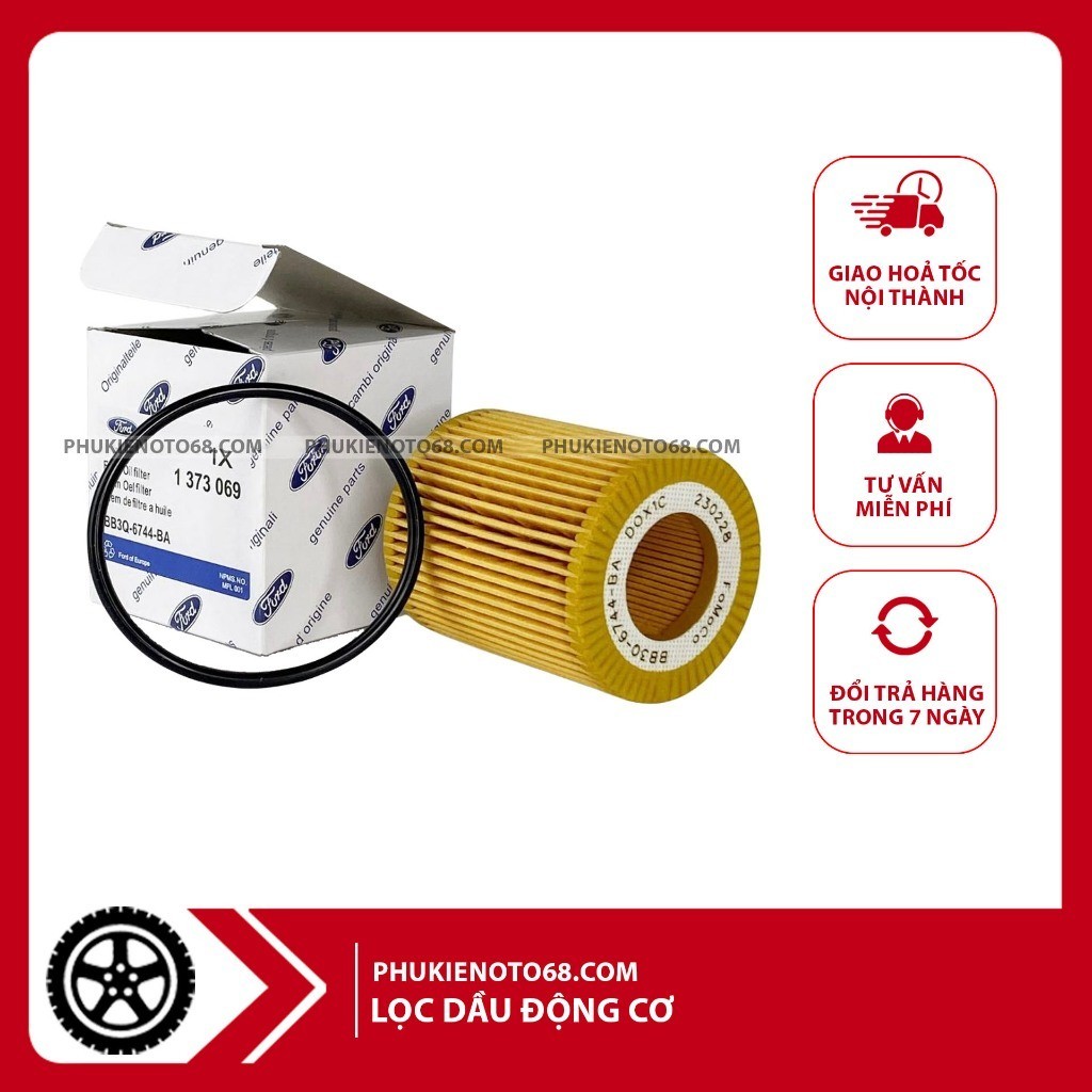 กรองน้ํามันเครื่อง กรองน้ํามันเครื่อง Ranger, BT50, Everest (12-22) รหัส BB3Q6744BA/BB3J6744BA/13730