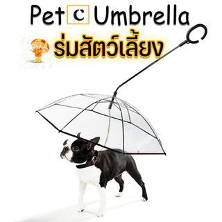 ❤️Pet Umbrella ร่มสัตว์เลี้ยง ปลอกคอแมว ปลอกคอหมา สายจูง ปลอกคอ ร่มกันฝน สำหรับน้องหมา