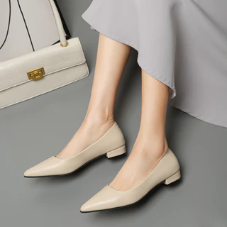 ผู ้ หญิงบัลเล ่ ต ์ Flats สุภาพสตรีแฟชั ่ น Pointed Toe รองเท ้ าทํางานสบาย Soft Sole All-match Flats