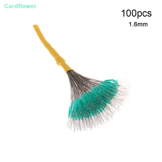 <Cardflower> 100 ชิ้น S/SS/SSS/M/L/LL Anti-wrap Beans Float ตกปลา Bobber ซิลิโคน Stopper Space Bean Connector สายตกปลา Tackle บนขาย