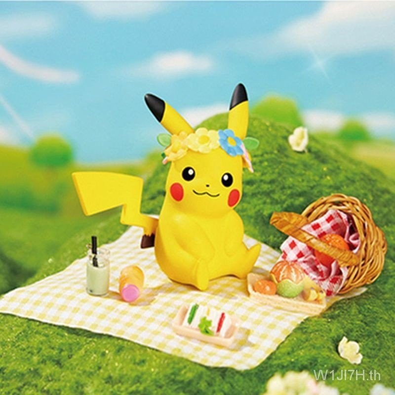 Pokemon Pokémon Pokémon Doll Pikachu น ่ ารัก Jar ของขวัญของเล ่ นเครื ่ องประดับ Figure-Made Mystery Box