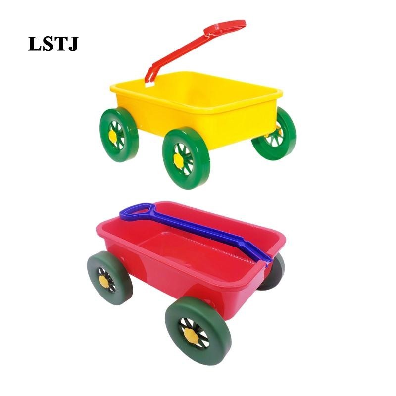 [Lstjj] Kids Wagon Toy รถเข็นของเล่นแบบพกพา Children Wagon Cart Construction