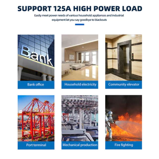 ATS 2P 63A/100A Dual Power ATS สวิทช์ ไฟฟ้า ats Automatic transfer switch เวลาในการเปลี่ยนน้อยกว่า 30ms