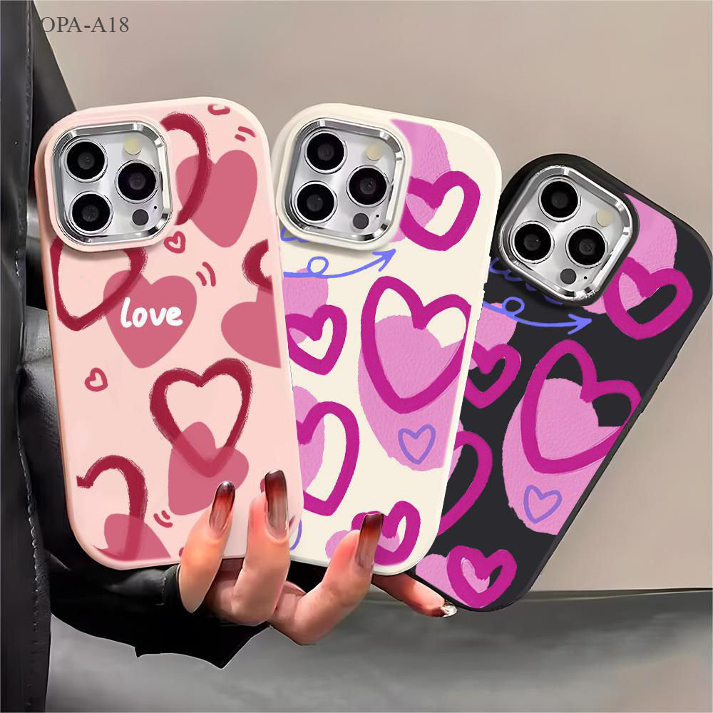 OPPO A95 A94 A38 A18 A15S A16 A17 A12 A15 A3S A7 A5S A31 A54 A57 A58 A76 A92 A93 Reno 11 F9 F11 Pro 4G 5G เคสออปโป้ PD