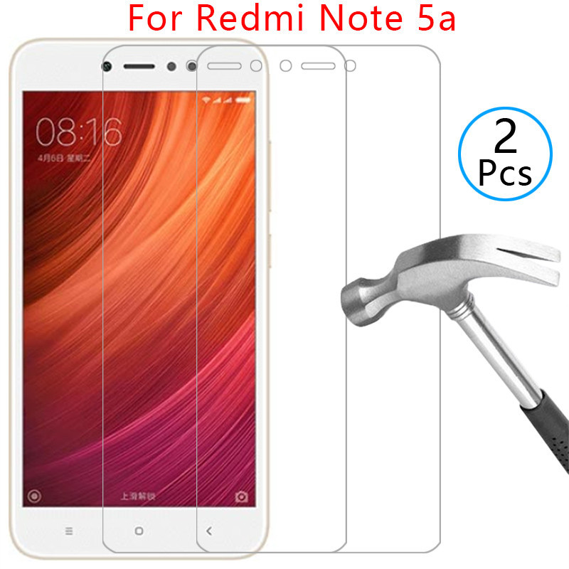 กระจกนิรภัยสําหรับ xiaomi redmi note 5a prime cover บน note5a ไม่ใช่ 5 a5 โทรศัพท์Coque Xiomi xiomi 