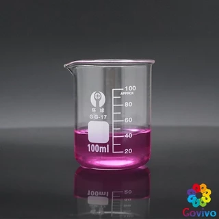 Covivo บีกเกอร์ แก้ว ขนาด 50ml, 100ml, 200ml and 250ml พร้อมส่ง Glass Beaker