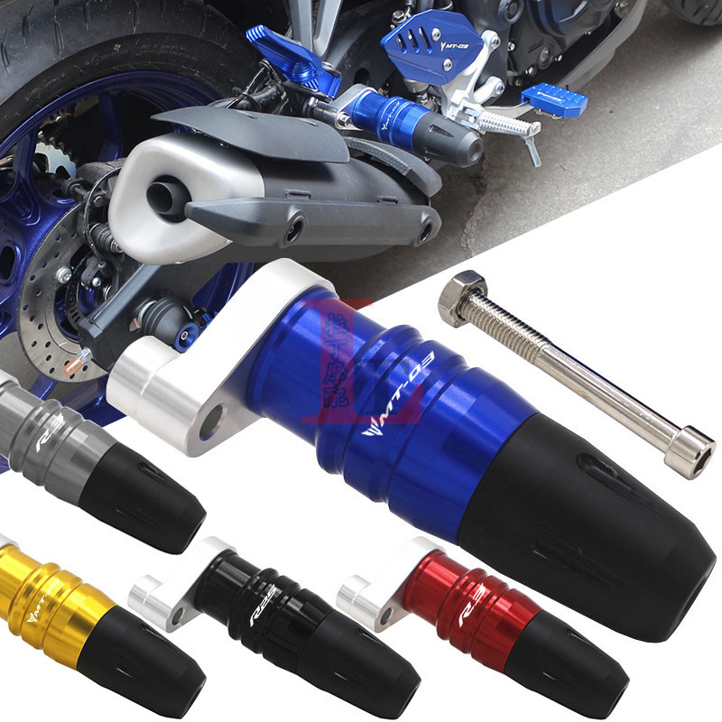 เหมาะสําหรับ Yamaha YZF-R3 MT03 R25 MT25 ดัดแปลงท ่ อไอเสียกันกระแทก Ball Protection Rod Anti-Reverse คอลัมน ์