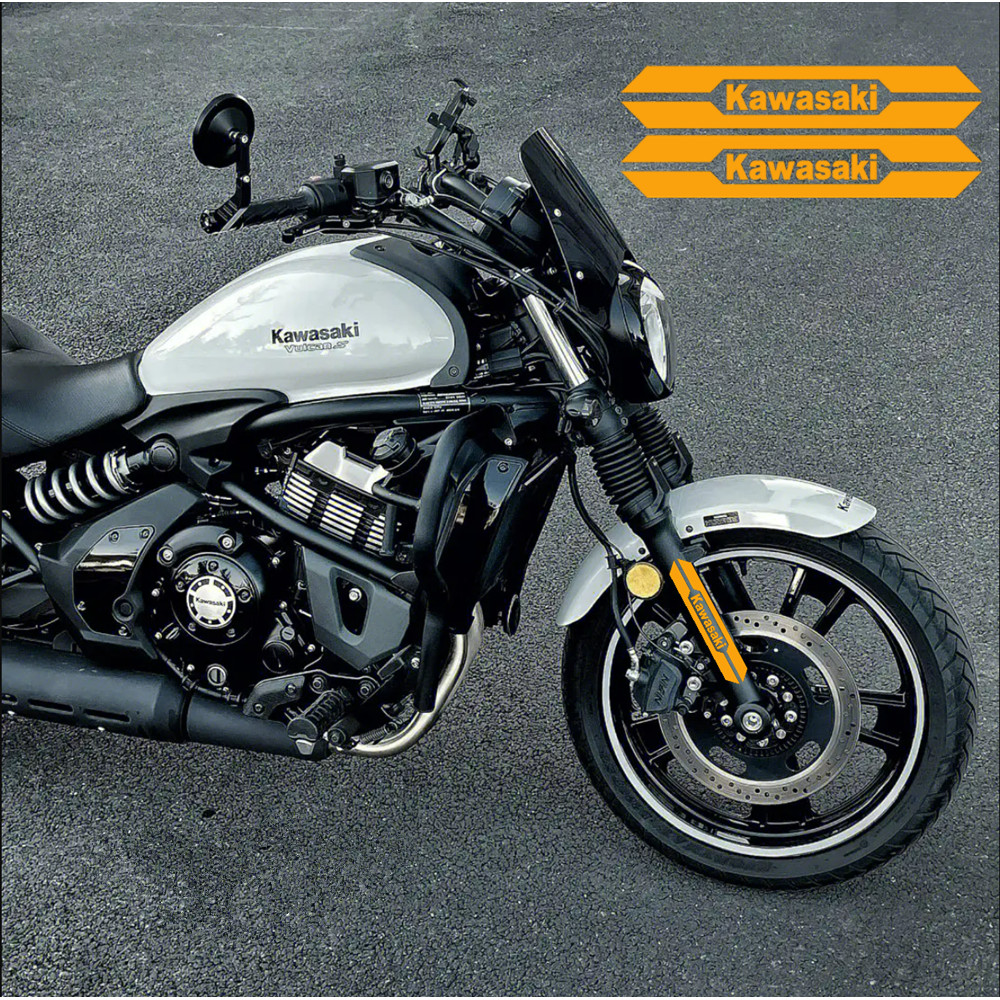 4 ชิ้น KAWASAKI สติกเกอร์รถจักรยานยนต์ Shock-absorbing Decals สะท้อนแสงกันน้ําดัดแปลงตกแต่ง Custom สําหรับ Ninja 650 400 300 Versys ABS LT067 Z900 Versys 650 ZX4R - รูปที่ 4