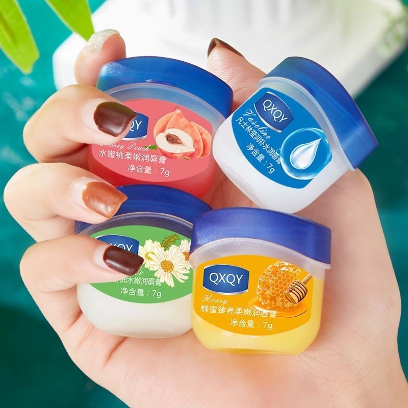 Vaseline Hanboli​ 4 กระปุก ลิปบำรุงริมฝีปาก ช่วยฟื้นบำรุงริมฝีปากให้นุ่มอม​ชมพู​