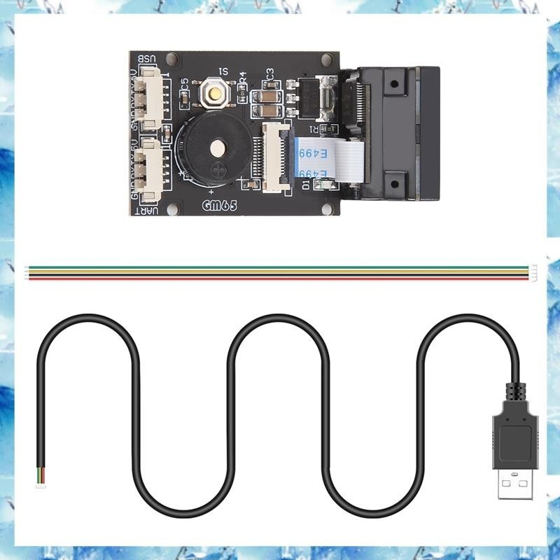[ ] Gm65 1D 2D Barcode Scanner USB UART PDF417 Bar Code Reader โมดูลรหัส QR สําหรับรถบัสซูเปอร์มาร์เ