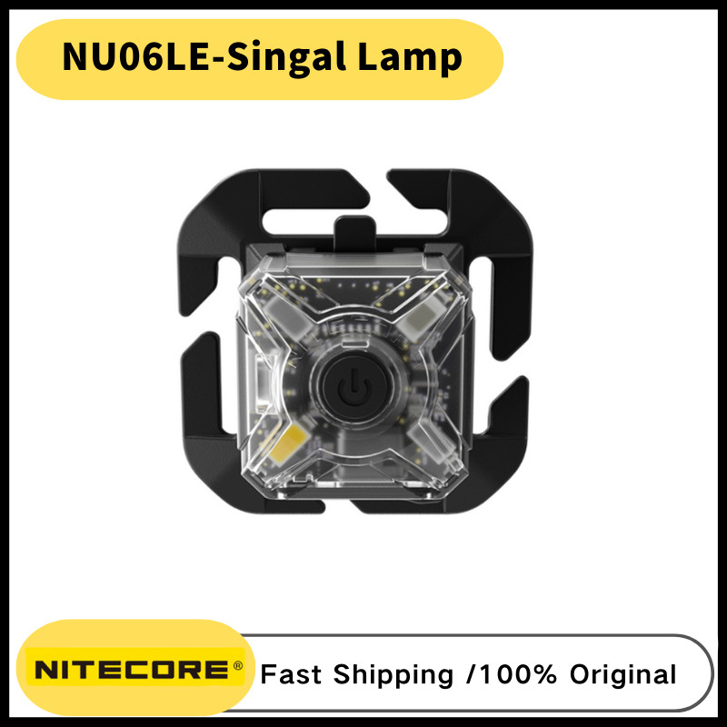 Nitecore NU06 LE ไฟหน้า LED 9 โหมด 4 แหล่งกําเนิดแสง ชาร์จ USB-C ขนาดเล็ก