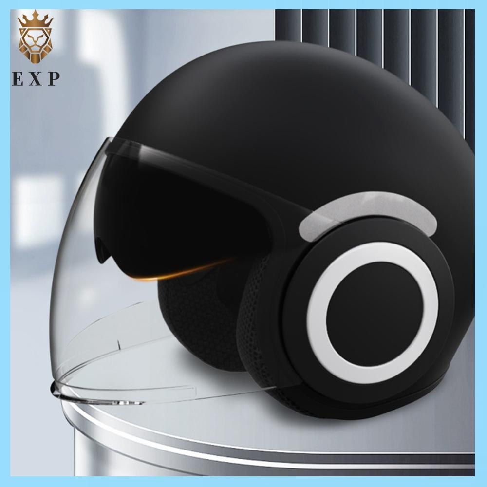 [explosion1.th] หมวกกันน็อคมอเตอร์ไซค์ Sun Visor Warm Half Helmet Anti-Glare Scooter Open Face Helmet