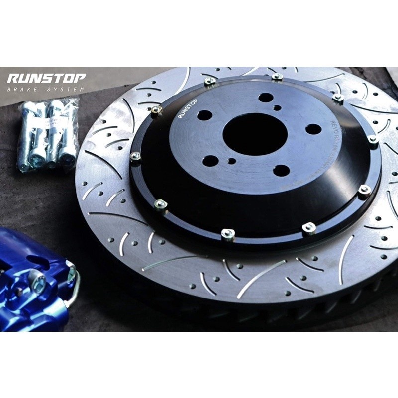 RUNSTOP Civic FE FC FK FB FD จานขยาย FSC ลายใหม่ ก้างปลา Hight Carbon พร้อมขายึดปั้มเดิม ตรงรุ่น มีทุกรุ่น รับติดตั้ง