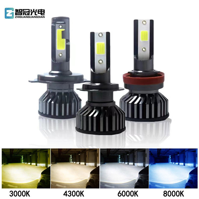 ไฟจักรยานยนต์ H7 H4 หลอดไฟ ไฟขาว หลอด LED อเนกประสงค์