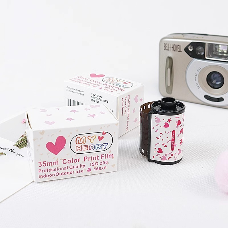 My heart 135 ฟิล์ม 35mm ฟิล์ม ISO200 135 ฟิล์ม Camera Colour Negatives