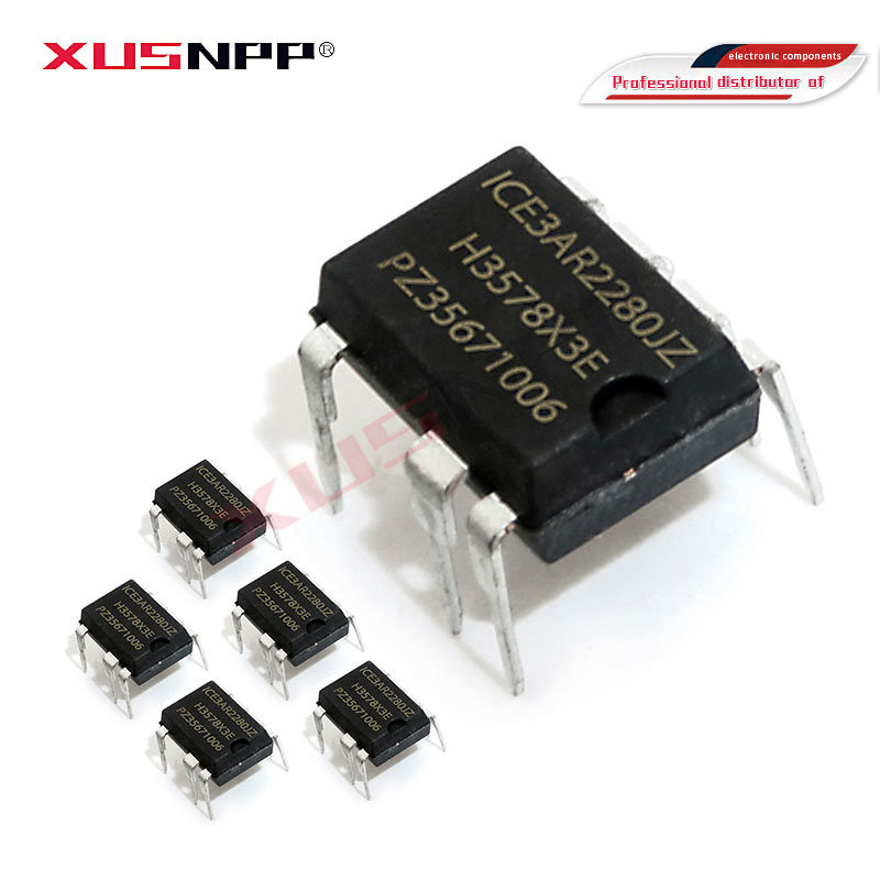 5PCS ICE3AR2280JZ DIP-7 3AR2280JZ DIP7 ICE3AR2280 DIP อิเล็กทรอนิกส์ส่วนประกอบ