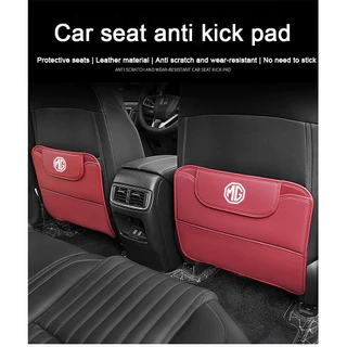 Pu หนังรถที่นั่งปกหลัง Protector Anti Kick Pad สําหรับ MG HS ZS HZ ep MG5 MG3 ev RX5 5 6 อุปกรณ์เสริม