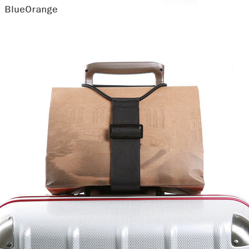 ใหม่หลายสียืดหยุ่นปรับสายรัดกระเป๋าเดินทาง Carrier สายคล้อง Baggage Bungee เข็มขัดกระเป๋าเดินทางเข็มขัด Travel Security พกพาบนสายรัดร้อน