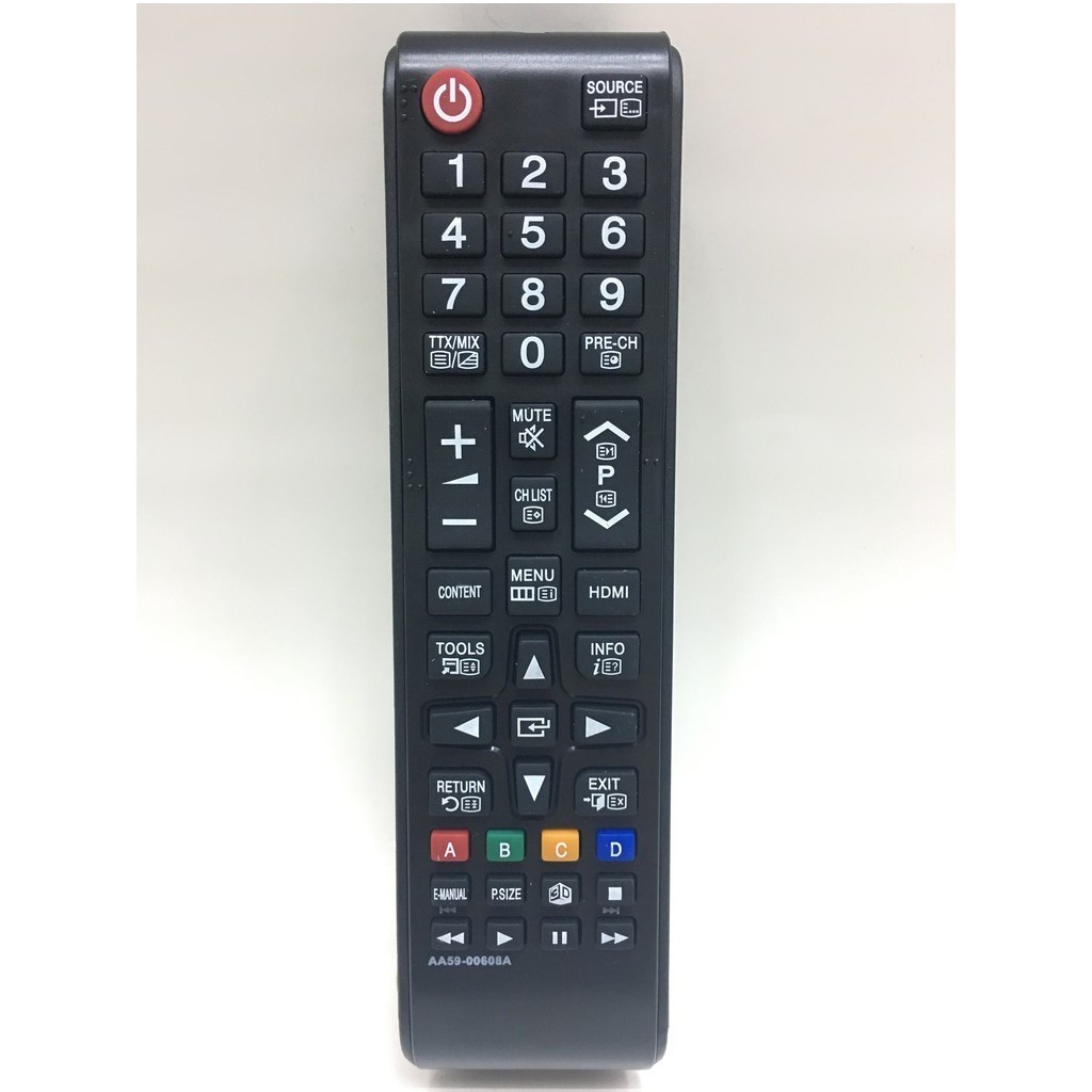 Samsung TV Remote Control Samsung [ใช้ได้กับ Samsung flat panel TV ทุกรุ่น] รุ่น AA59-00608A