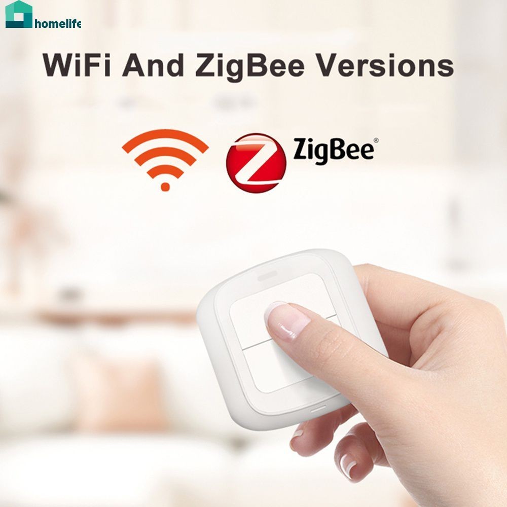 รีโมทคอนโทรลไร้สาย Zigbee แบบสองปุ่มสำหรับบ้าน home home