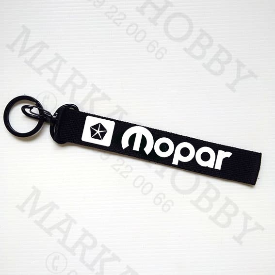 Mopar Motorcycle Car Key Holder พวงกุญแจที่กําหนดเองความงามโลโก้ยานยนต์แบรนด์ landyard id card strap