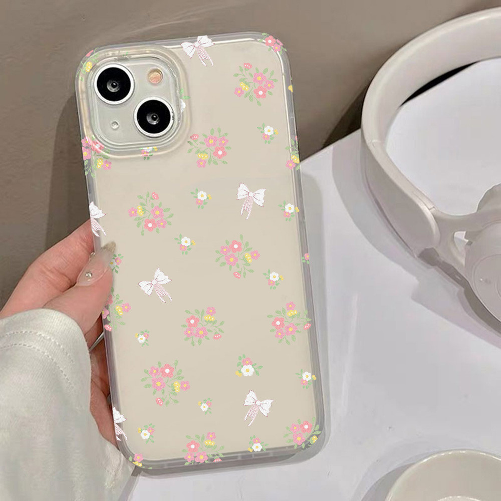 เคส for iphone 15 12 11 13 14 13 pro max 12 pro max 15 pro max 11 pro 14 pro 15 plus เคสทรศัพท์ 14 pro MAX 11 ดอกไม้