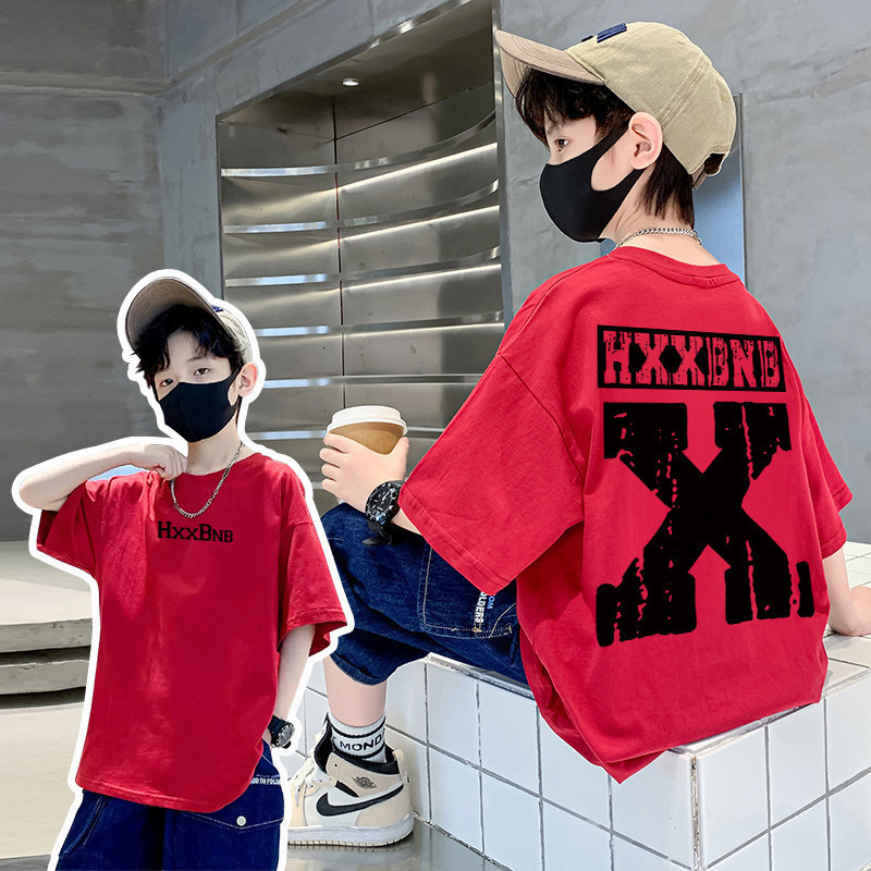ใหม่ผ้าฝ้ายเด็กหลวมแขนสั้นเสื้อยืดเด็ก Oversize Boy Unisex Tees เด็ก Budak Lelaki Baju Perempuan Murah Top เสื้อยืดแขนสั้นชายหญิง