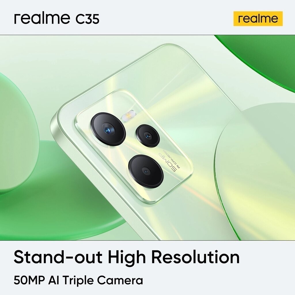 realme C35 phone 8GB หน้าจอ 90HZ 6.6