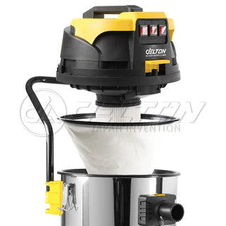 DELTON เครื่องดูดฝุ่น 80 ลิตร 3 มอเตอร์ 3,600 วัตต์ Wet & Dry Vacuum Cleaner รุ่น WDC-80L ถังสแตนเลส ดูดเปียก ดูดแห้ง