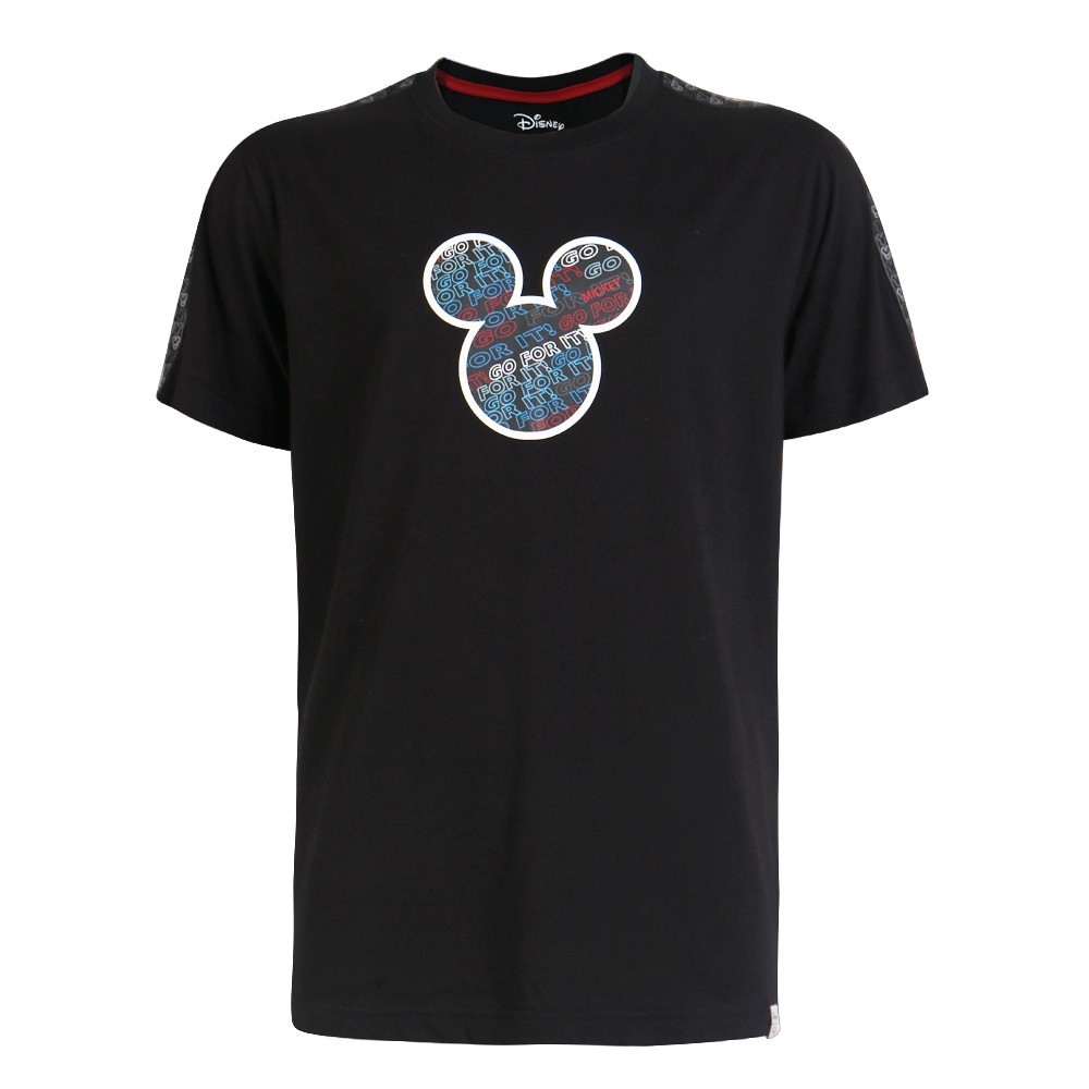 Grand Sport เสื้อยืดพิมพ์รูป Mickey (Go For It Col สวยๆ แฟชั่น ธรรมดา สีขาว หนาๆ