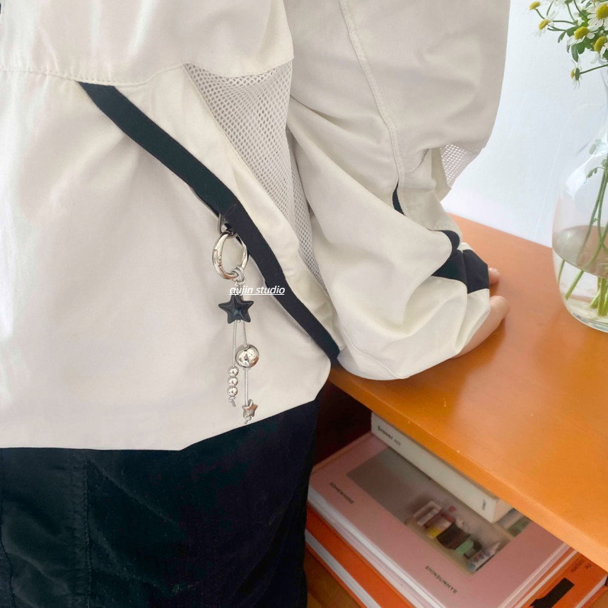 Insสไตล์เดียวกันแฟชั่นน่ารักstar Lanyardเหมาะสําหรับกระเป๋าจี้Key Chainกระเป๋าเป้สะพายหลังจี้