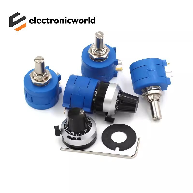 3590s-2-103l 103 102 104 503 3590S 10K 1K 100K 50K ohmPrecision Multiturn Potentiometer 10 แหวนตัวต้