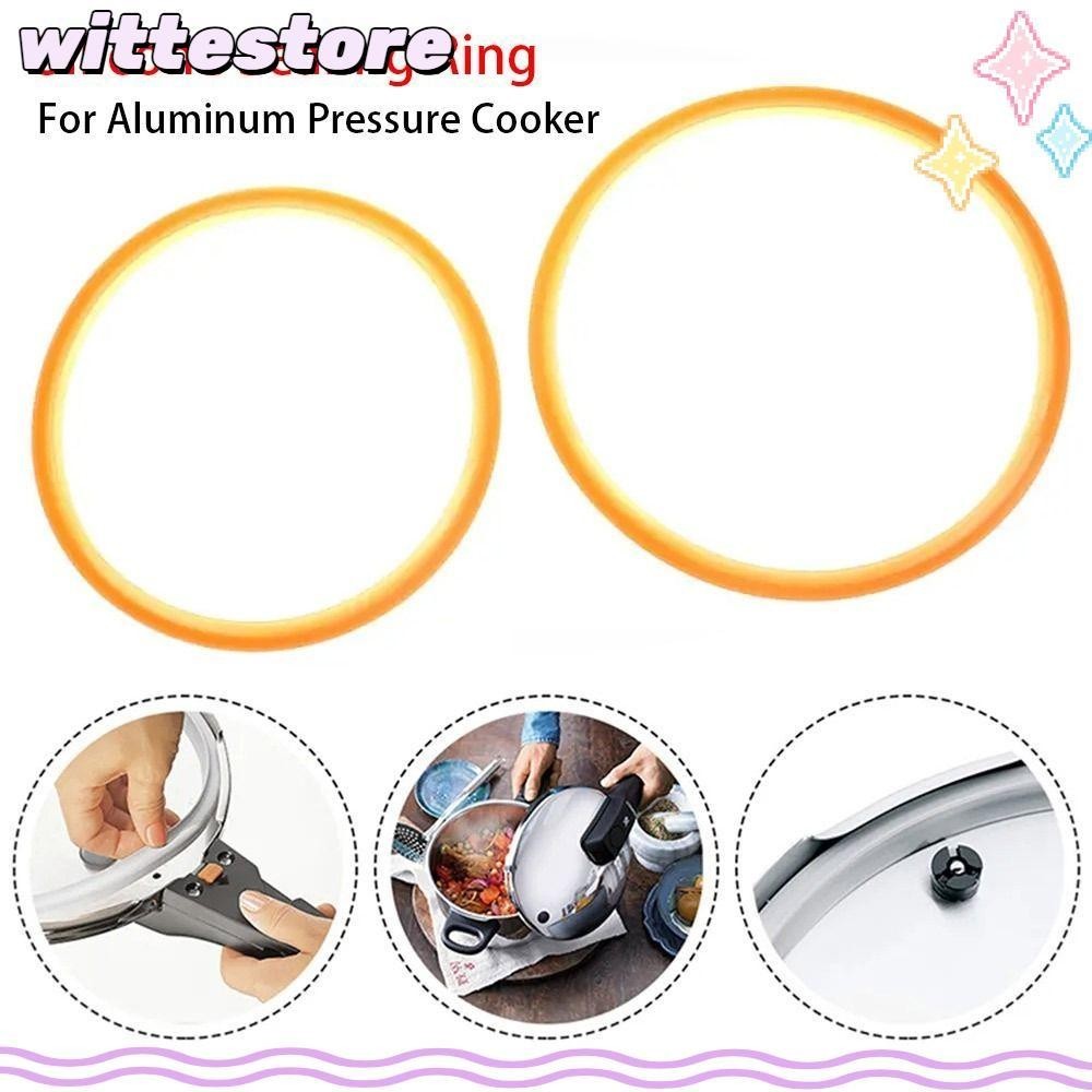Witte ปะเก็นยางซิลิโคน โอริง เส้นผ่าศูนย์กลางใน 18 20 22 24 26 28 30 ซม. ทนทาน สีน้ําตาล แบบเปลี่ยน สําหรับหม้อหุงข้าว หม้อแรงดัน อลูมิเนียม 1 ชิ้น