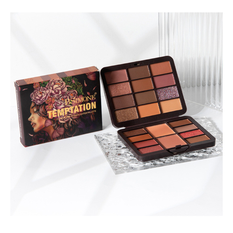 อายแชโดว์ไฮไลท์ 22 สี กลิตเตอร์ ชิมเมอร์ แมทท์ ไม่หลุดเป็นผง ติดทนนาน ครบจบในตลับเดียว #ของมันต้องมี