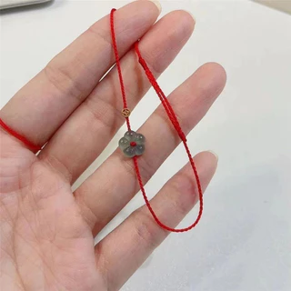 ฤดูใบไม้ผลิสีเขียวมินิทอมือเพื่อนที่ดีที่สุดสร้อยข้อมือ อิน อารมณ์สีขาวเพื่อเปิดโชคของขวัญคู่