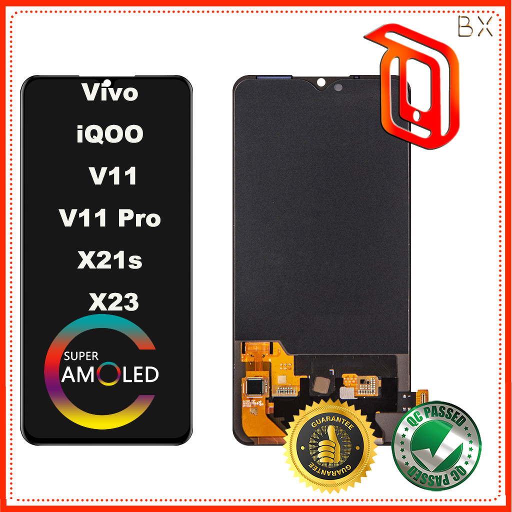 OLED สําหรับ Vivo iQOO / V11 / V11 Pro 1804 / X21 /X21s / X23 V1809A จอแสดงผล LCD