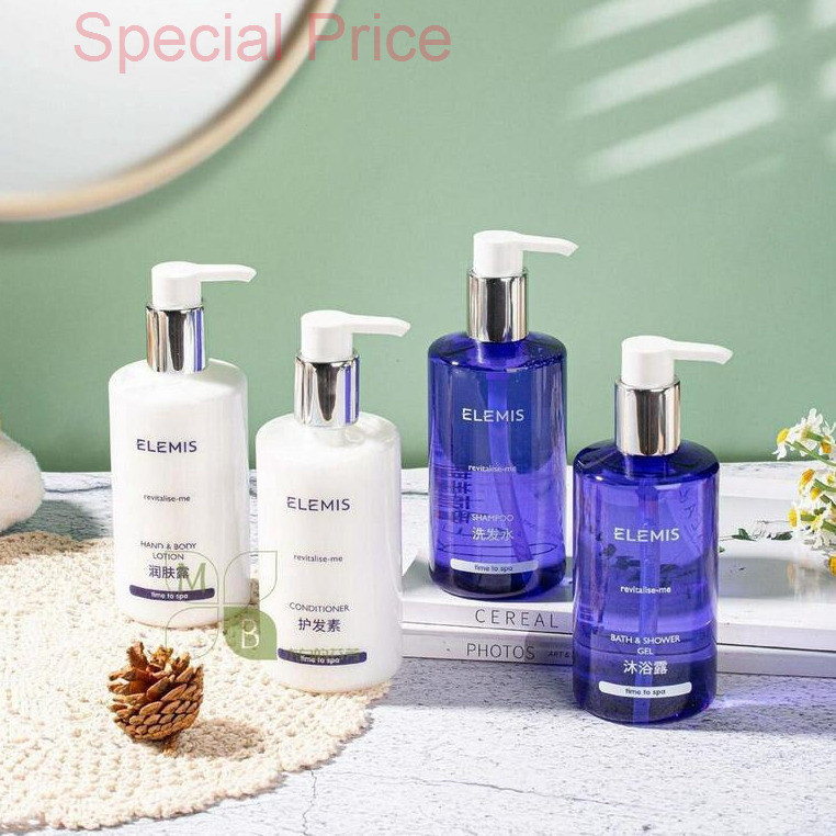 Elemis/elemis Hotel Shampoo Body Lotion Body Lotion Conditioner 300ml Hotel Care Set