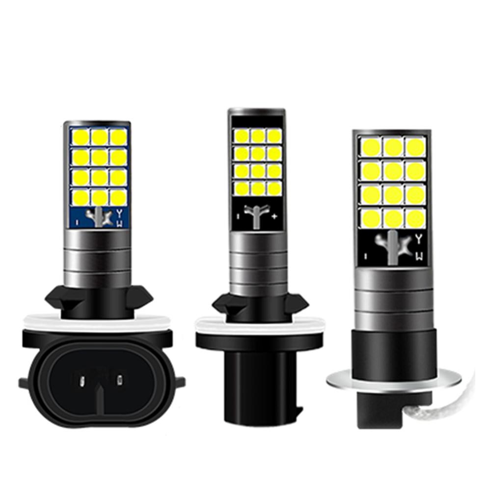 FYY 1 PC 800 8181 H3 ไฟหน้ารถหลอดไฟ LED โคมไฟพร้อมชิป LED 3030 หมอก High Beam DRL Light 12V 6500K สีขาวโคมไฟอัตโนมัติ ราคา ถูกที่สุด ดีลบีเคเค แกลเลอรีภาพที่ 2
