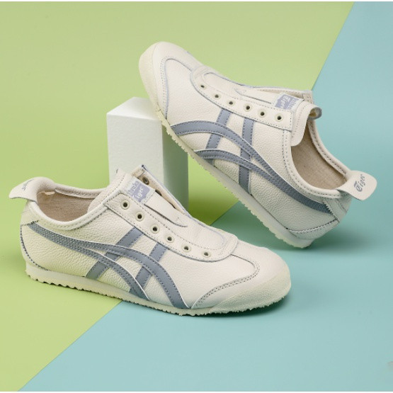Onitsuka MEXICO 66 Onitsuka (หนังชั้นแรกคุณภาพสูง) รองเท้าผ้าใบลําลองคลาสสิกรองเท้าวิ่งผู้ชาย/รองเท้าแฟชั่นสตรี (จัดส่งฟรี)