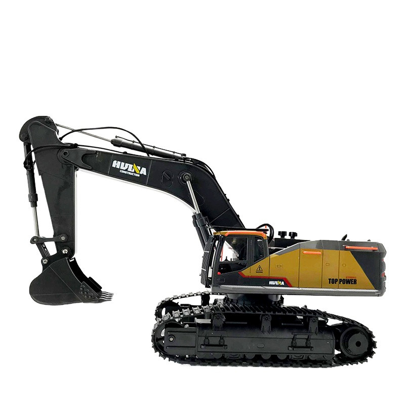 Huina 592 Huina 1592 RC Excavator 22 ช่องรีโมทคอนโทรลรถก่อสร้างของเล่นเด็กและทุกวัย SLWK