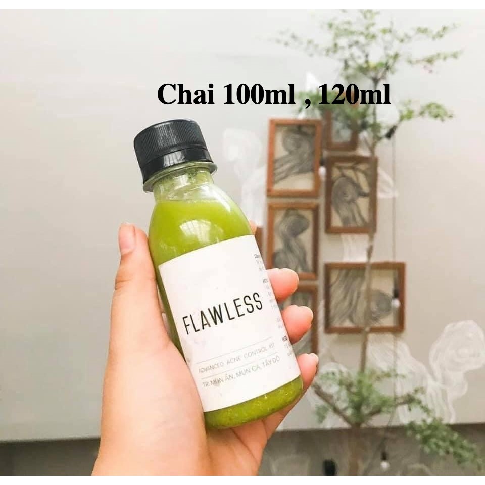 Combo ขวดพลาสติกทรงกลม 200 ขวด 30ml 50ml 75ml 100ml 120ml พร้อมฝาขวดพลาสติกบริสุทธิ์