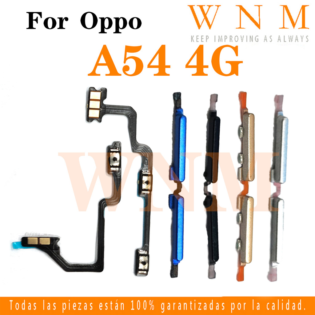 สําหรับ OPPO A54 4G ปุ่ม flex เปิด/ปิดปุ่มสวิทช์ด้านข้าง Key Volume Up Down Flex สายโทรศัพท์มือถือ Part