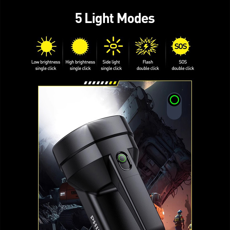 Philips ไฟฉายมือหมุนพร้อมความอดทนไม่จํากัด - รูปที่ 3