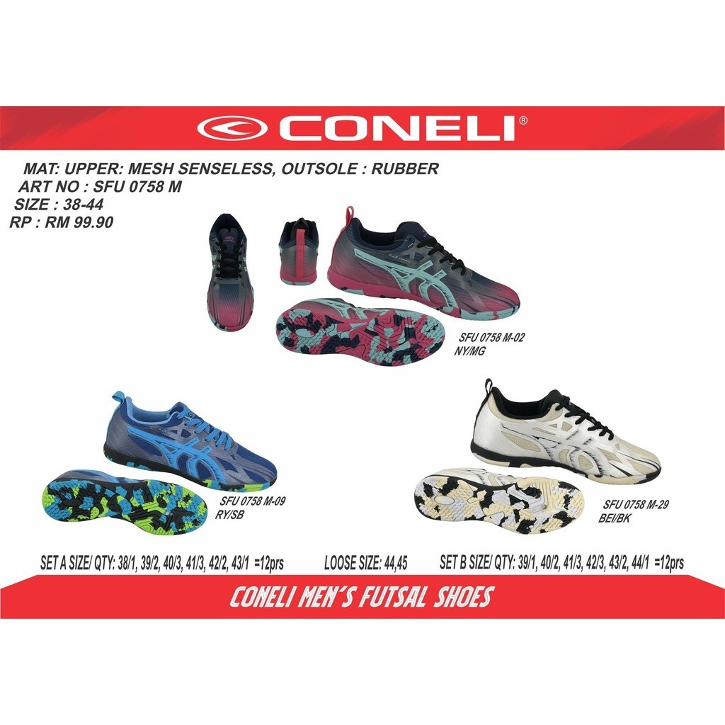 CONELI SFU0758 Sport Futsal Shoes /Indoor Shoes / Kasut Futsal